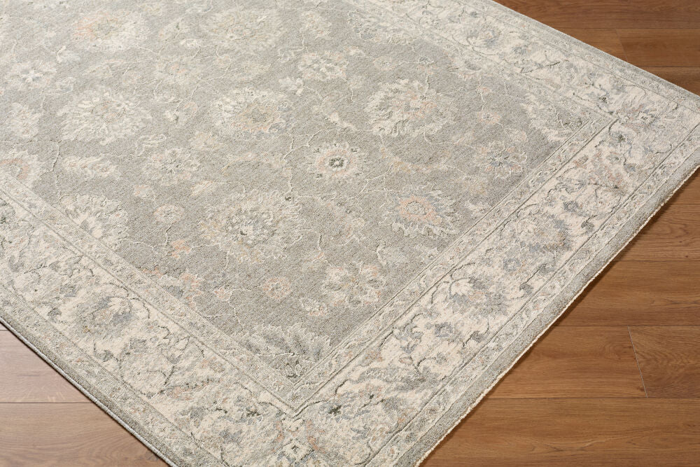 Poetry Cream/Tan Machine Woven Rug POI-2305 - corner