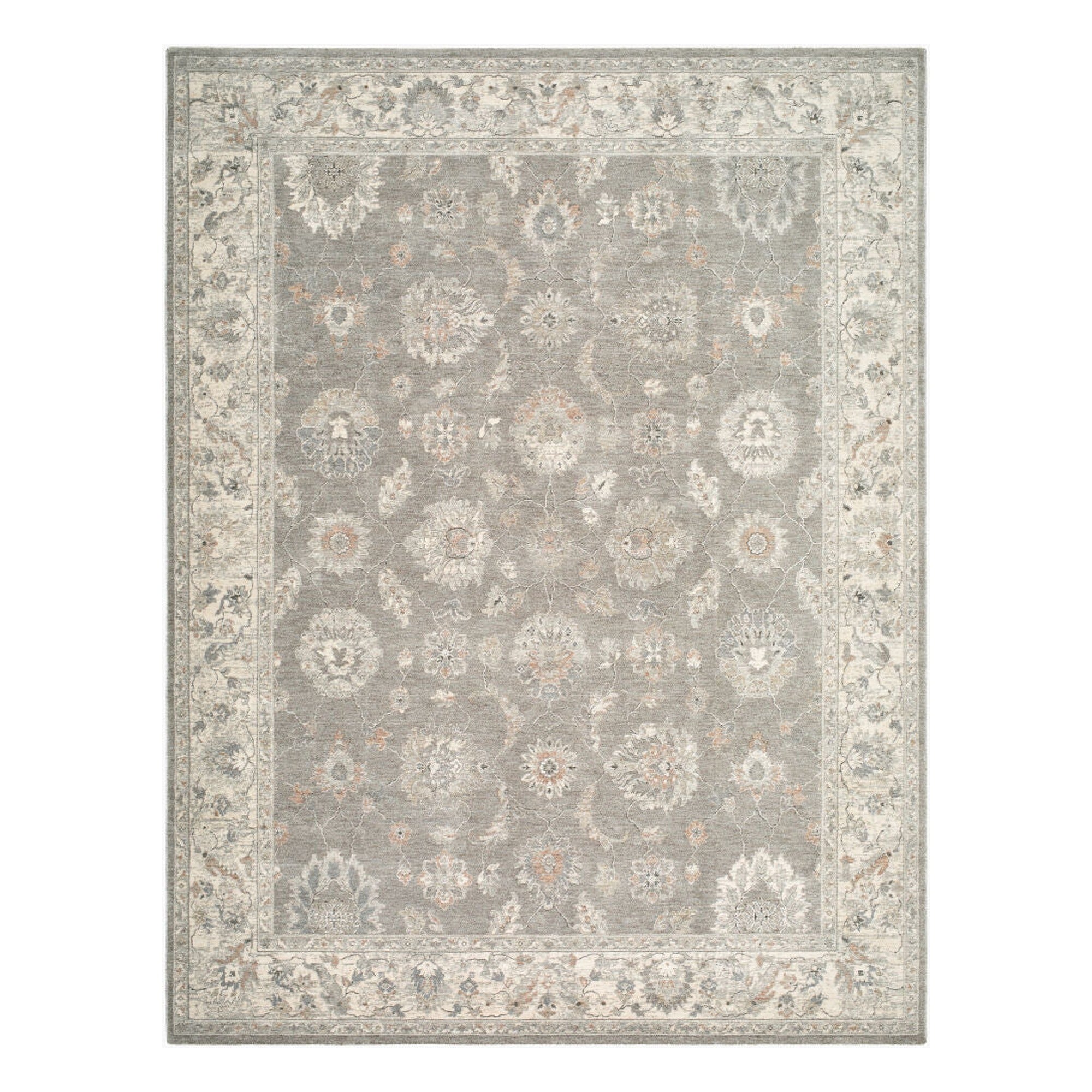Poetry Cream/Tan Machine Woven Rug POI-2305 - 2'7" x 10'