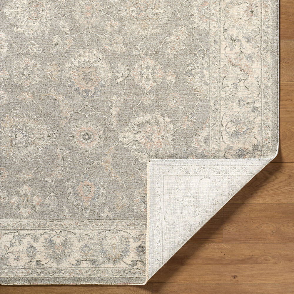 Poetry Cream/Tan Machine Woven Rug POI-2305 - fold