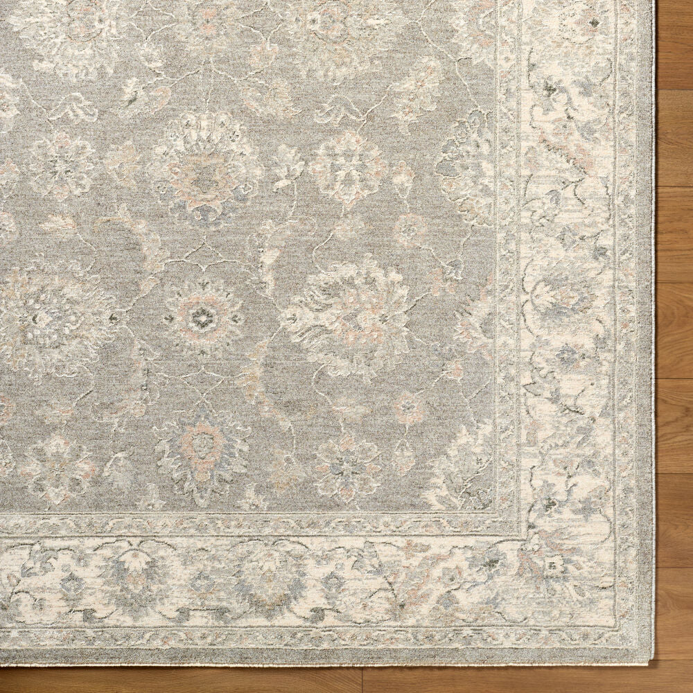 Poetry Cream/Tan Machine Woven Rug POI-2305 - overhead