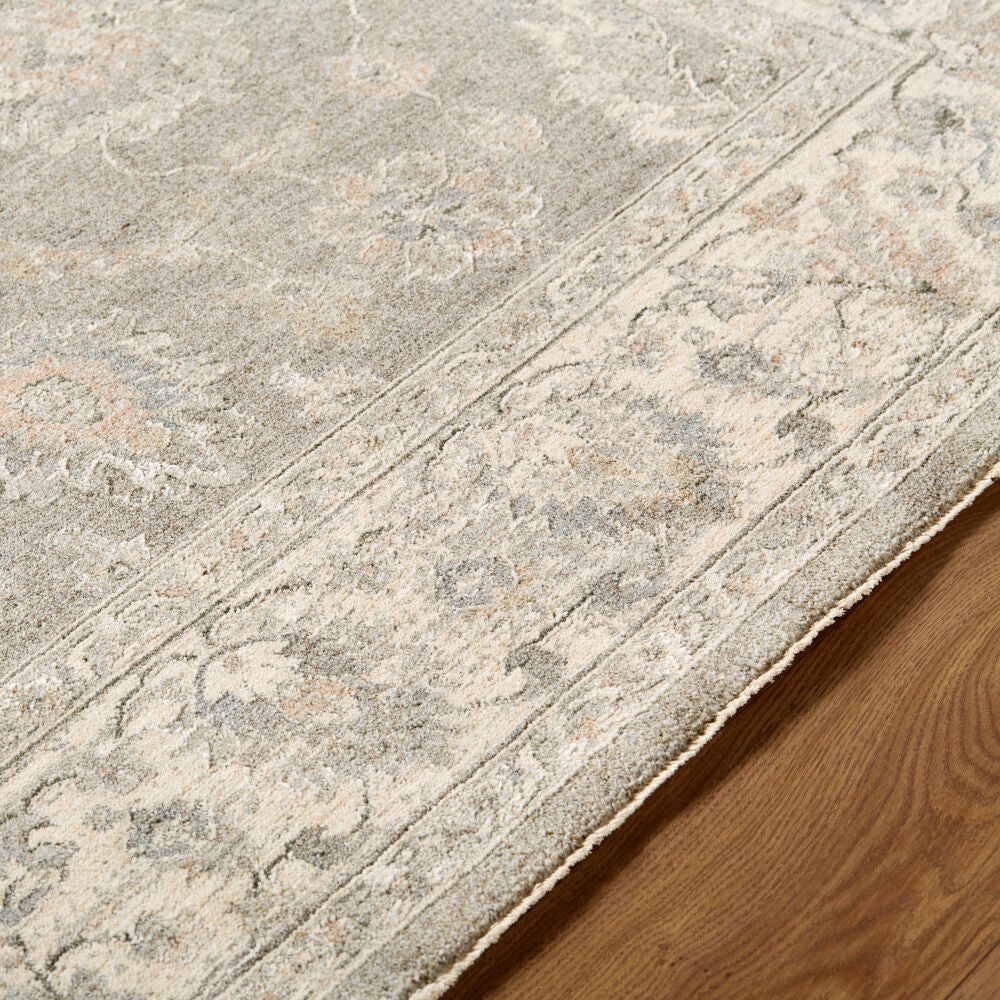 Poetry Cream/Tan Machine Woven Rug POI-2305 - texture