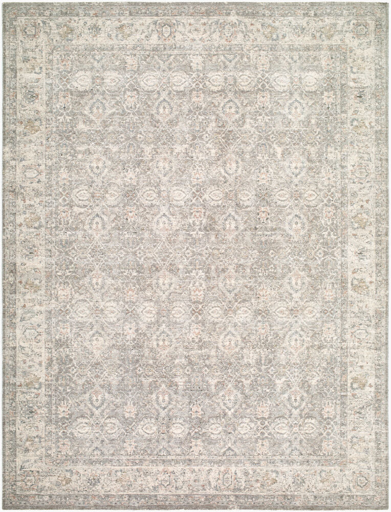 Poetry Cream/Tan Machine Woven Rug POI-2306 - 2'7" x 10'