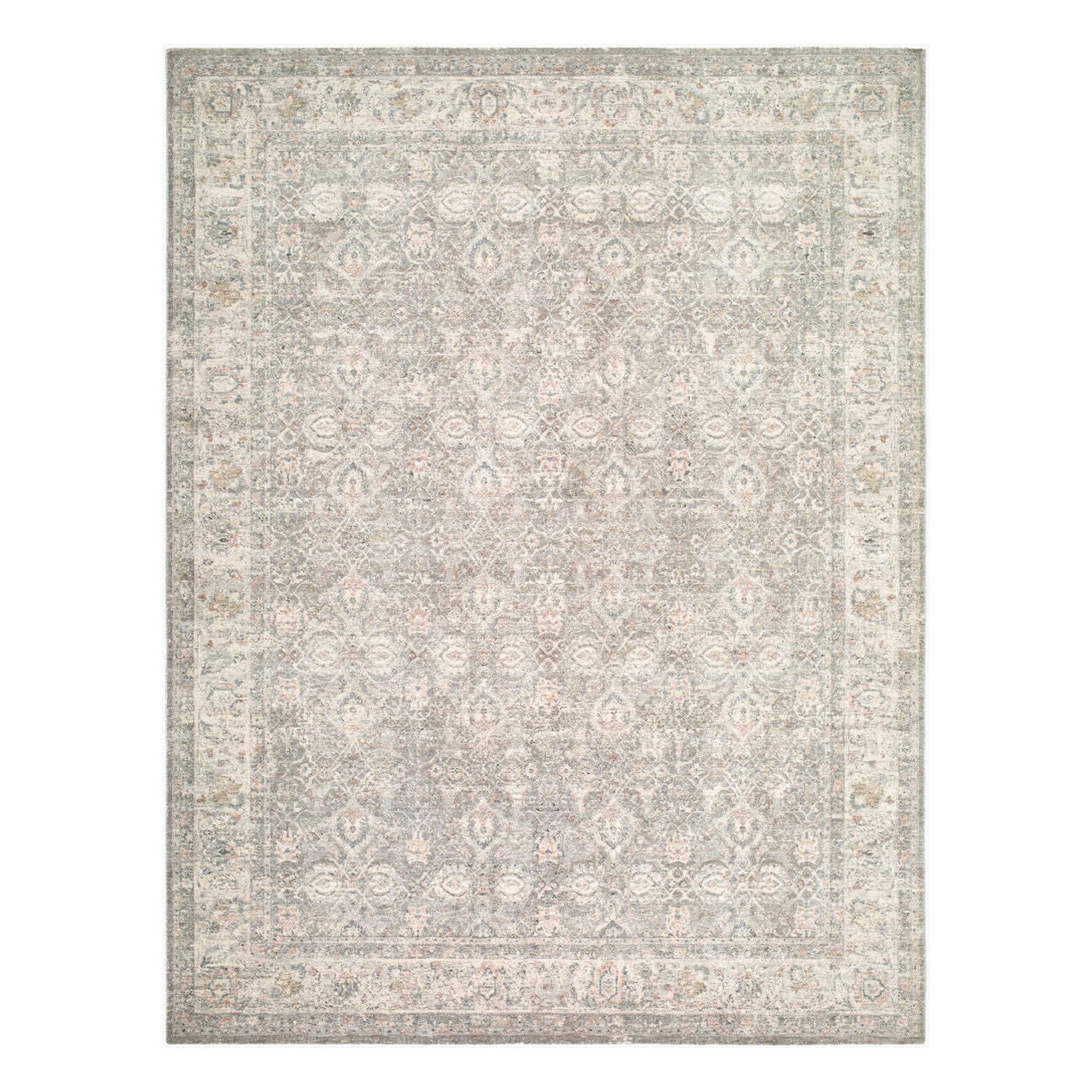 Poetry Cream/Tan Machine Woven Rug POI-2306 - 2'7" x 10'
