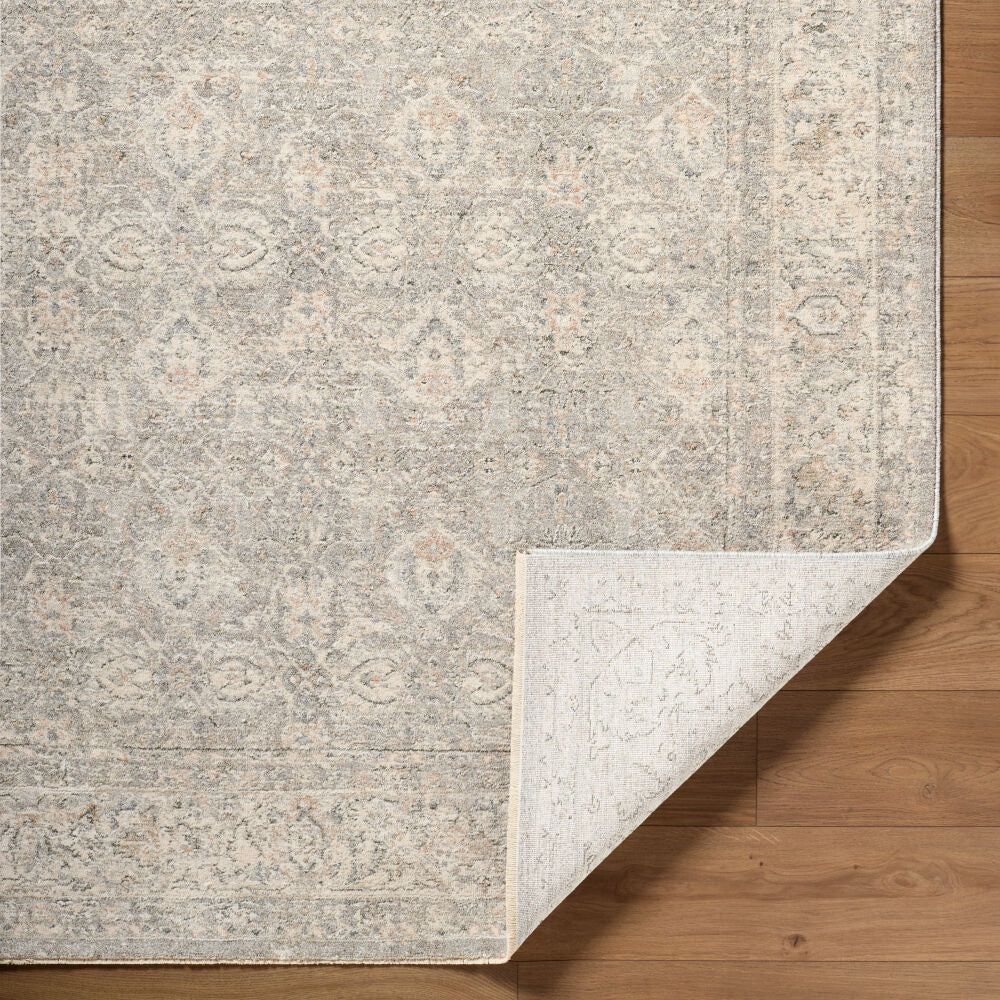 Poetry Cream/Tan Machine Woven Rug POI-2306 - fold