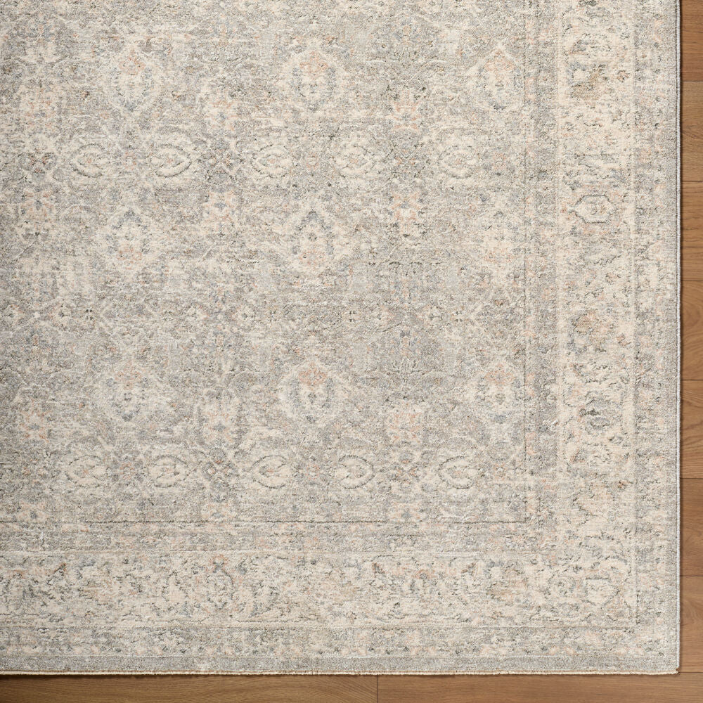 Poetry Cream/Tan Machine Woven Rug POI-2306 - overhead