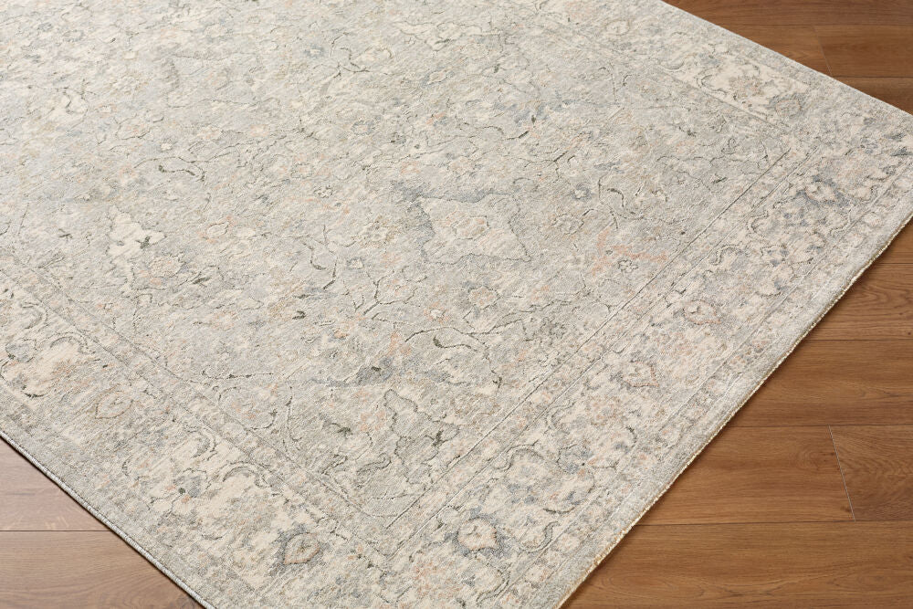 Poetry Cream/Tan Machine Woven Rug POI-2309 - corner