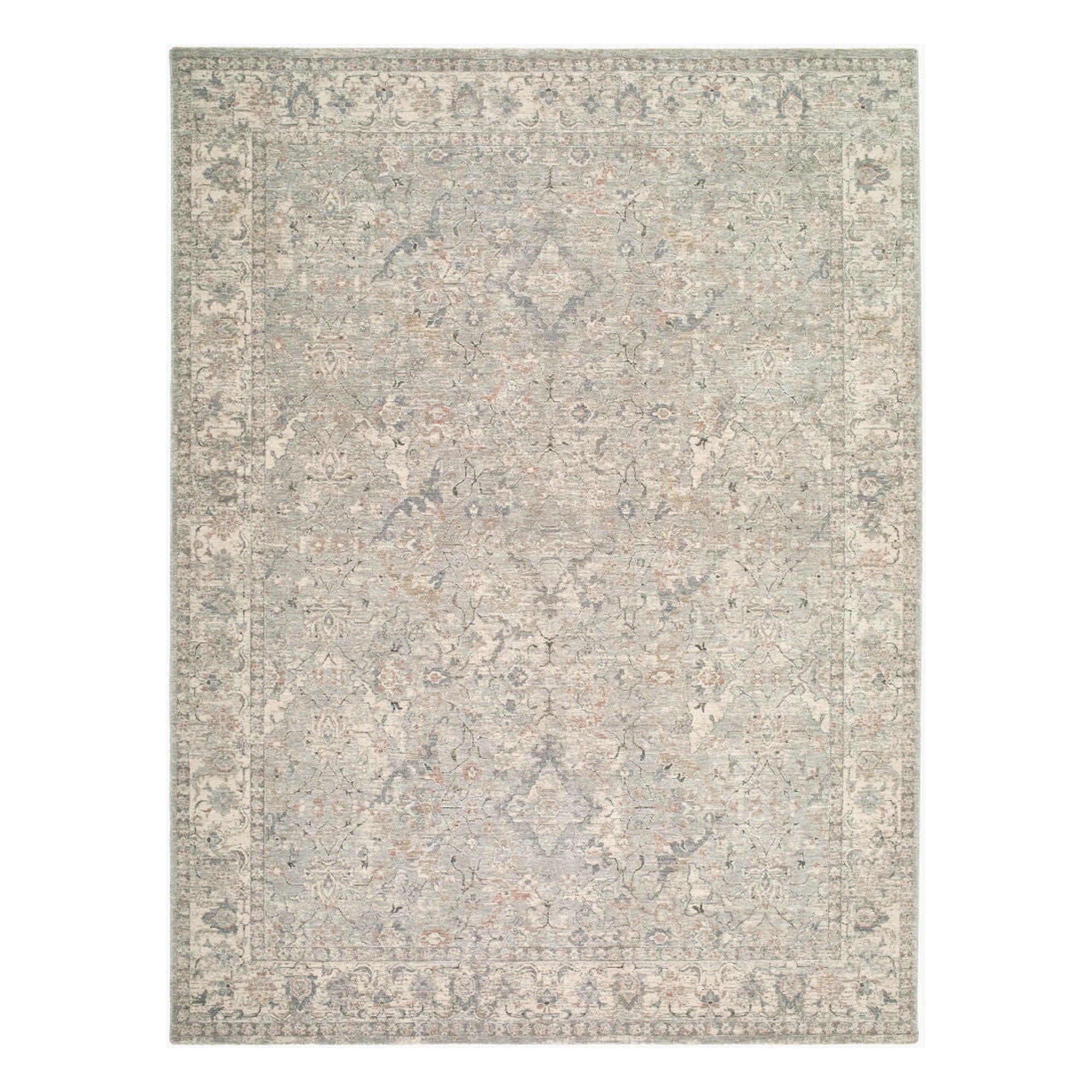Poetry Cream/Tan Machine Woven Rug POI-2309 - 2'7" x 10'