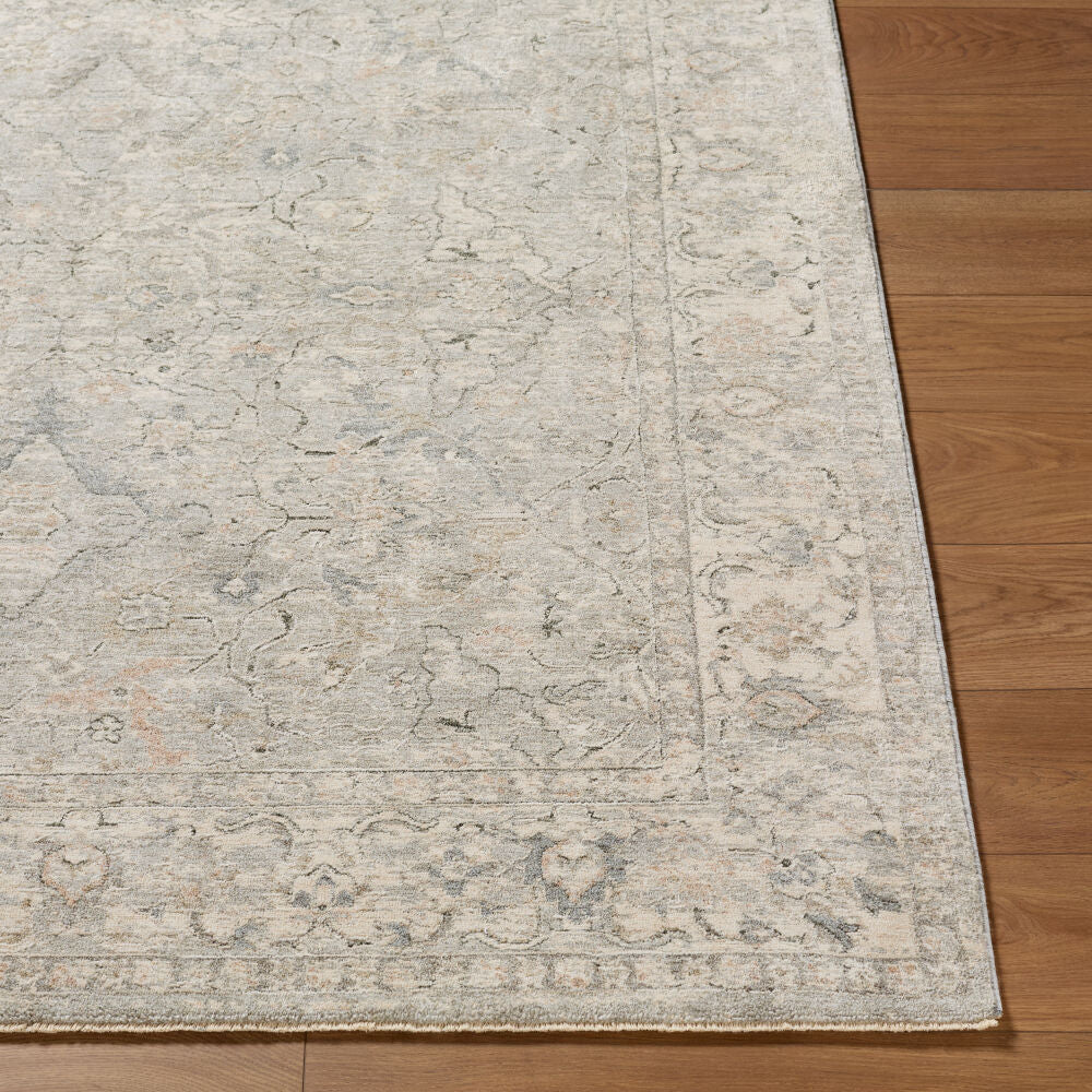 Poetry Cream/Tan Machine Woven Rug POI-2309 - front