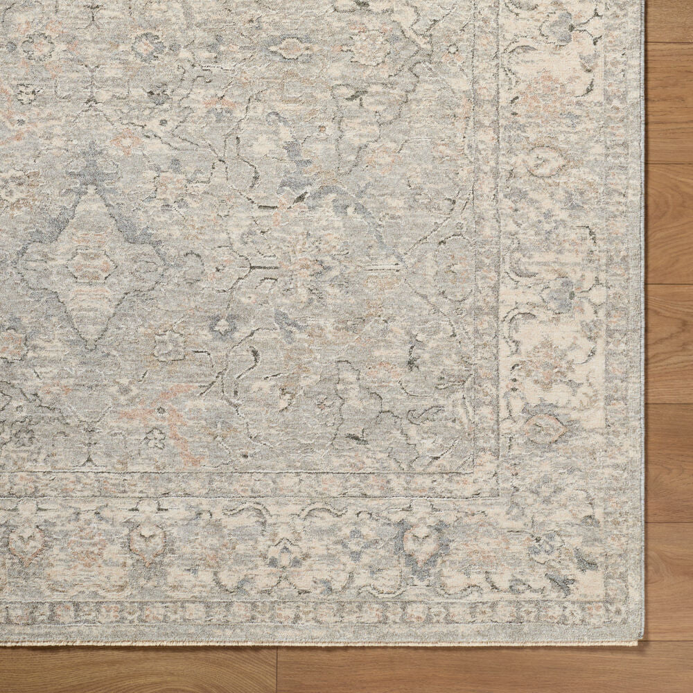 Poetry Cream/Tan Machine Woven Rug POI-2309 - overhead