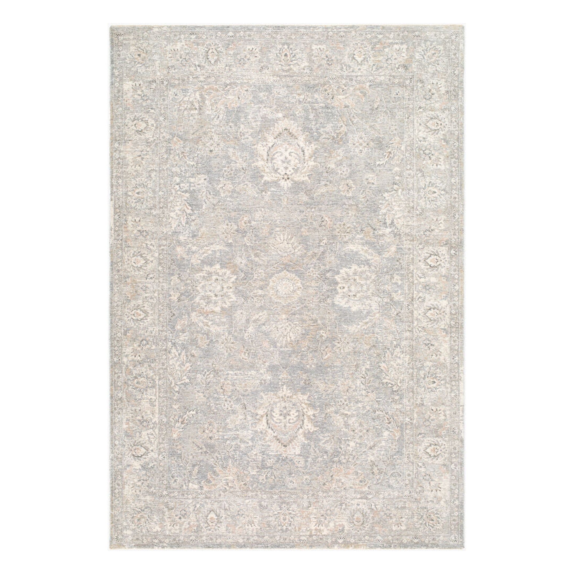 Poetry Beige/Slate Machine Woven Rug POI-2310 - 2'7" x 10'