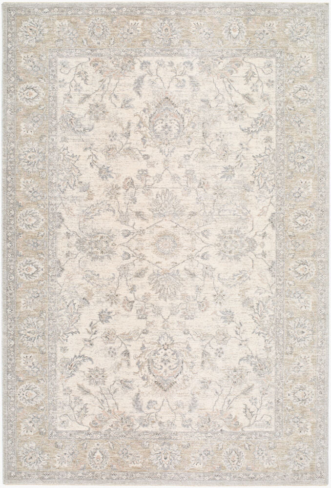 Poetry Beige/Slate Machine Woven Rug POI-2311 - 2'7" x 10'