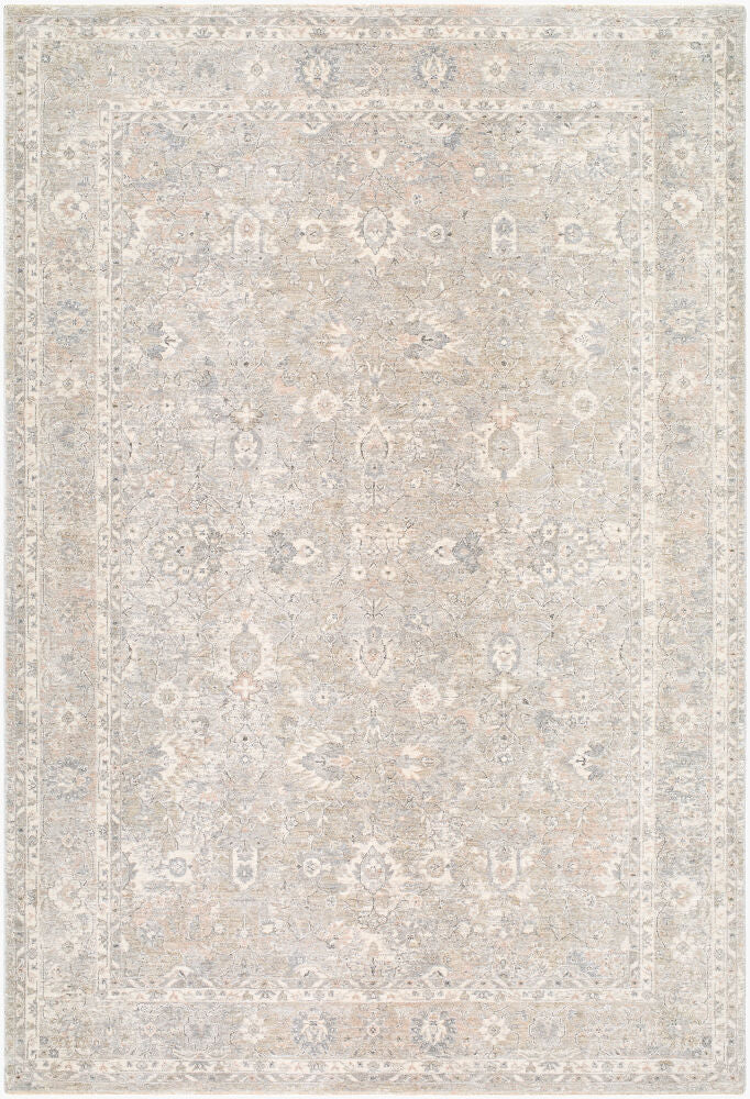 Poetry Beige/Slate Machine Woven Rug POI-2313 - 2'7" x 10'