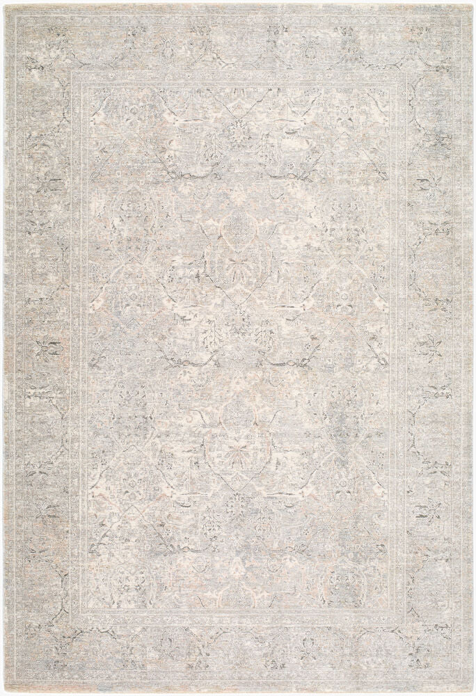 Poetry Beige/Slate Machine Woven Rug POI-2315 - 2'7" x 10'
