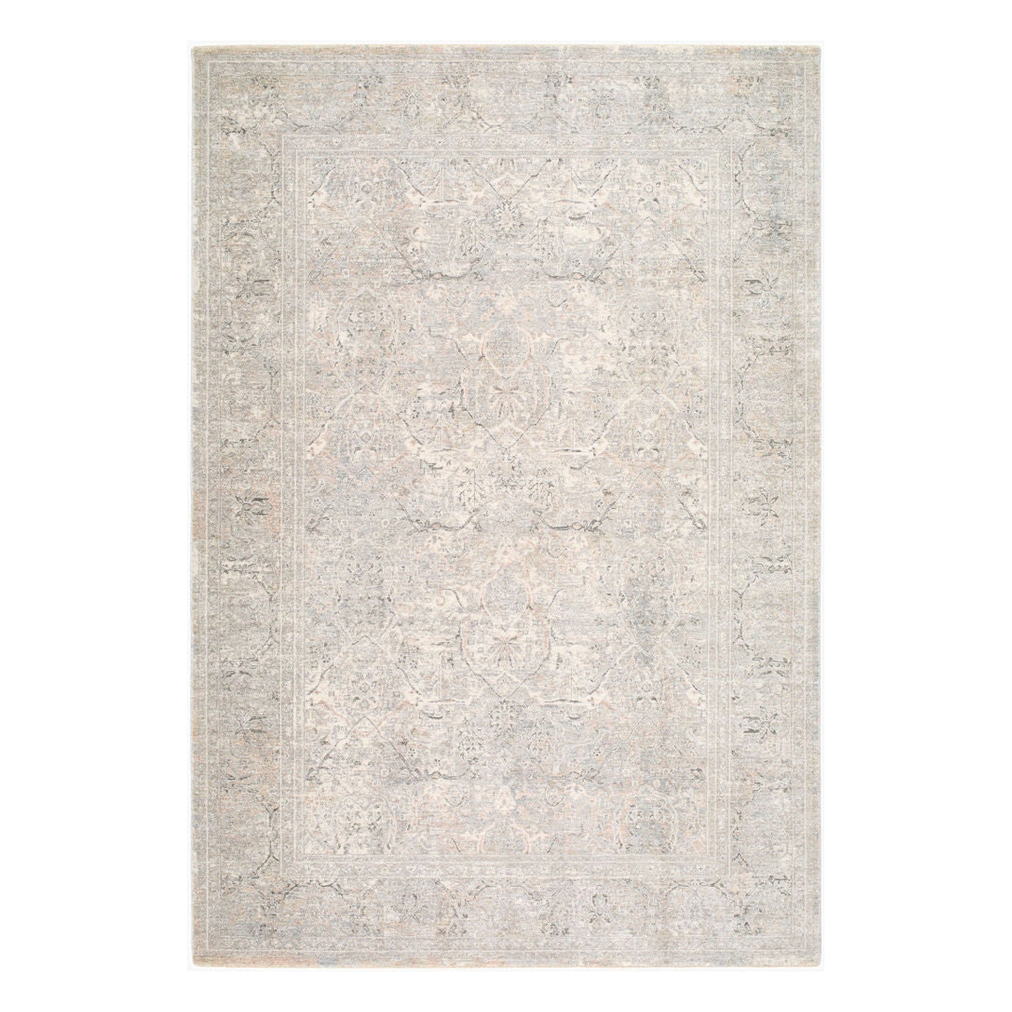 Poetry Beige/Slate Machine Woven Rug POI-2315 - 2'7" x 10'