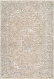 Poetry Cream/Light Gray Machine Woven Rug POI-2318 - 2'7" x 10'