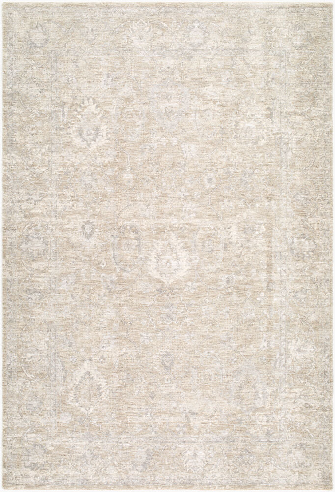 Poetry Cream/Light Gray Machine Woven Rug POI-2320 - 2'7" x 10'