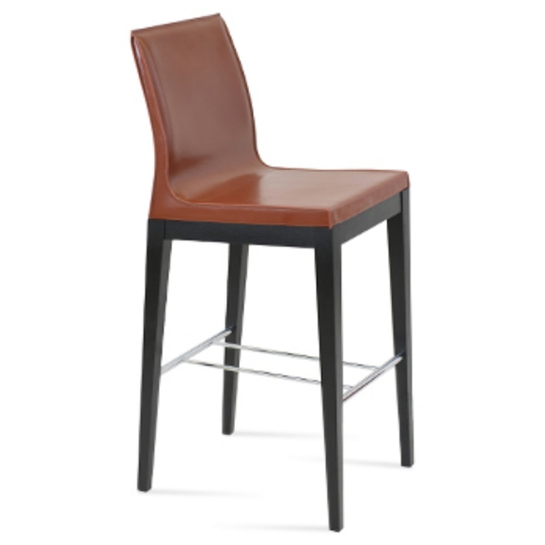 POLO WOOD LOW BACK STOOL | SohoConcept tight square image