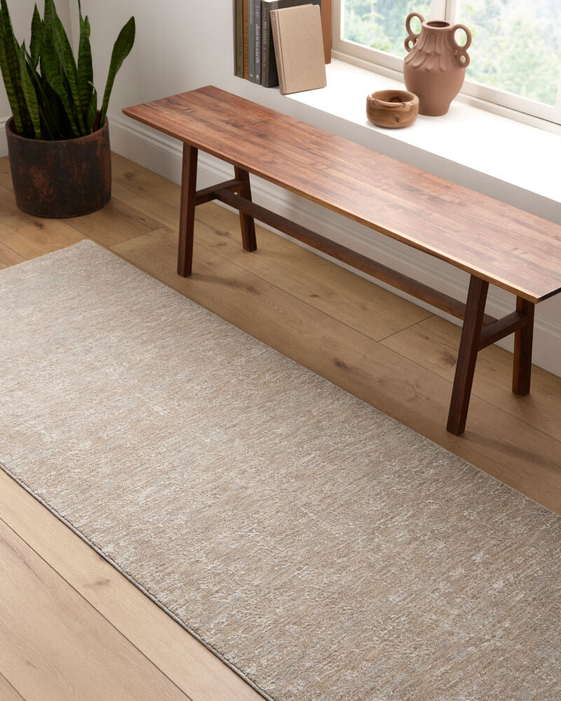 Poet Light Sage/Slate Machine Woven Rug POT-2300 - roomscene