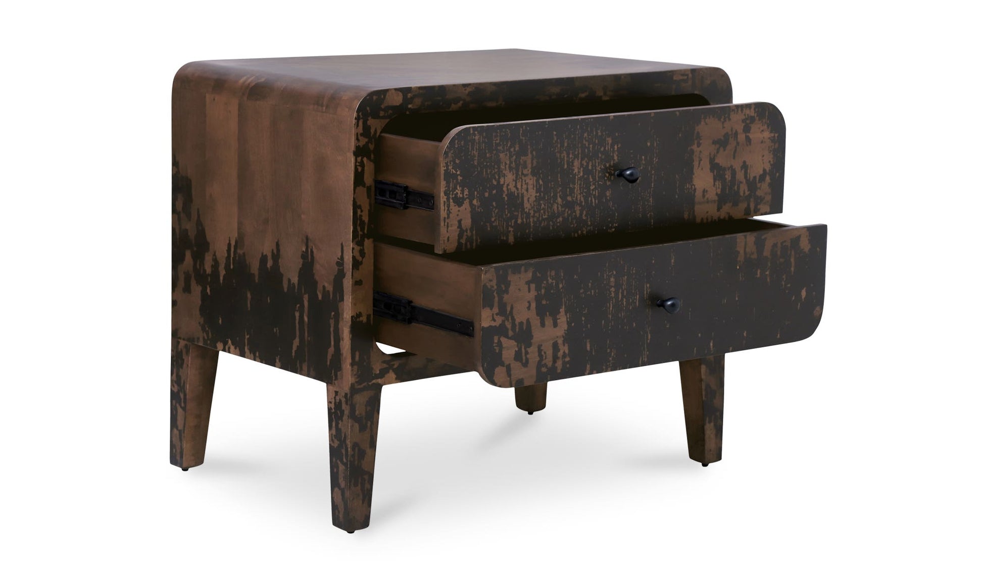 Iris Nightstand Distressed Black by Moe's Home Collection - view 7