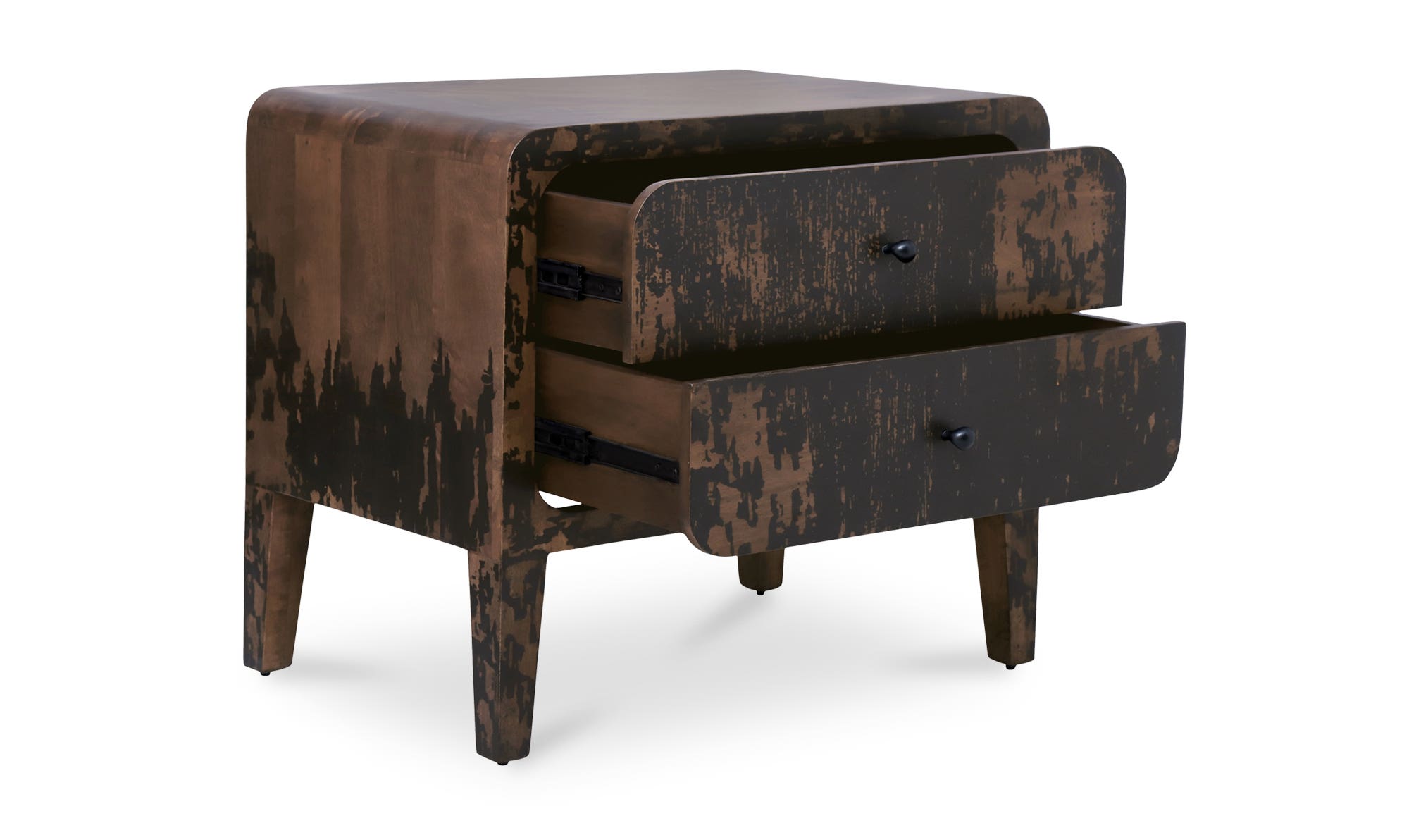 Iris Nightstand Distressed Black by Moe's Home Collection - view 7