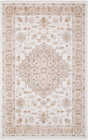Pierre Loti Brown/Wheat Machine Woven Rug PPL-2303 - 5' x 7'9"