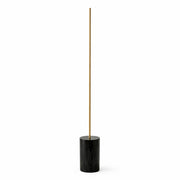 Prism LED Floor Lamp | Brassed Gold and Faux Marble Base