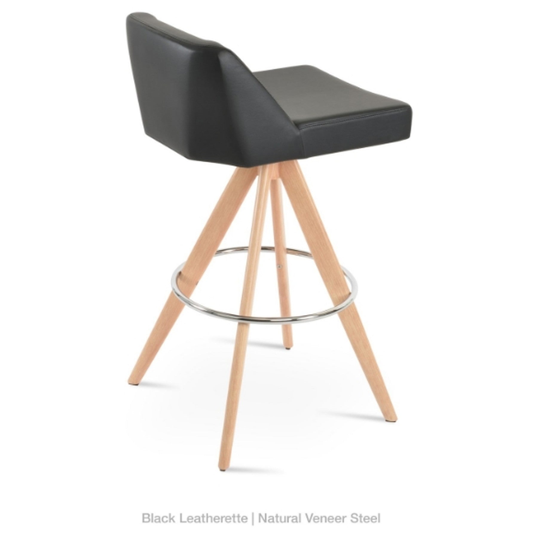 PRISMA PYRAMID SWIVEL STOOL | SohoConcept tight square image