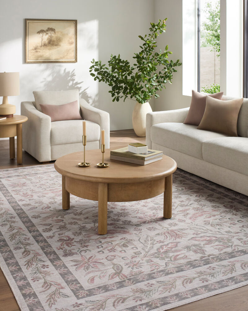 Luma Machine Woven Rug - roomscene