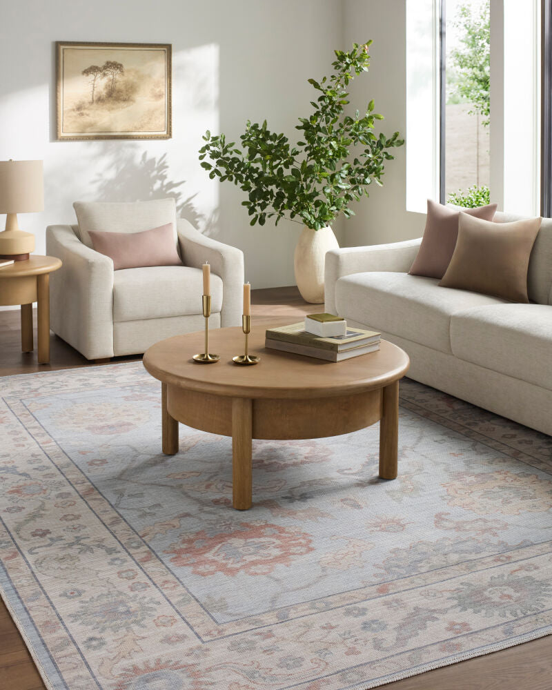 Lumen Machine Woven Rug - roomscene