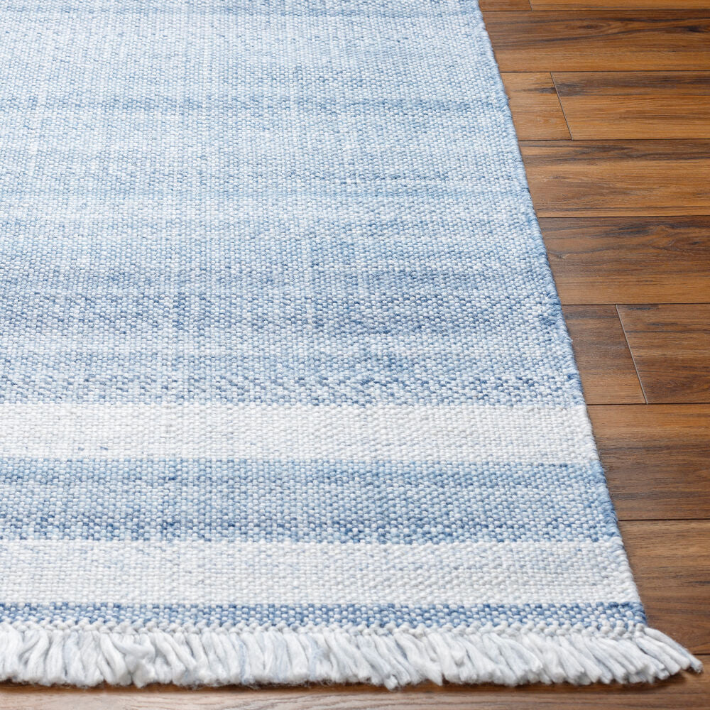 Primrose Denim/Off-White Handmade Rug PRM-2302 - front