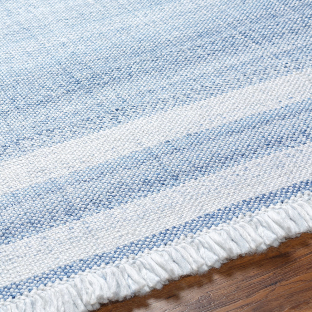 Primrose Denim/Off-White Handmade Rug PRM-2302 - texture