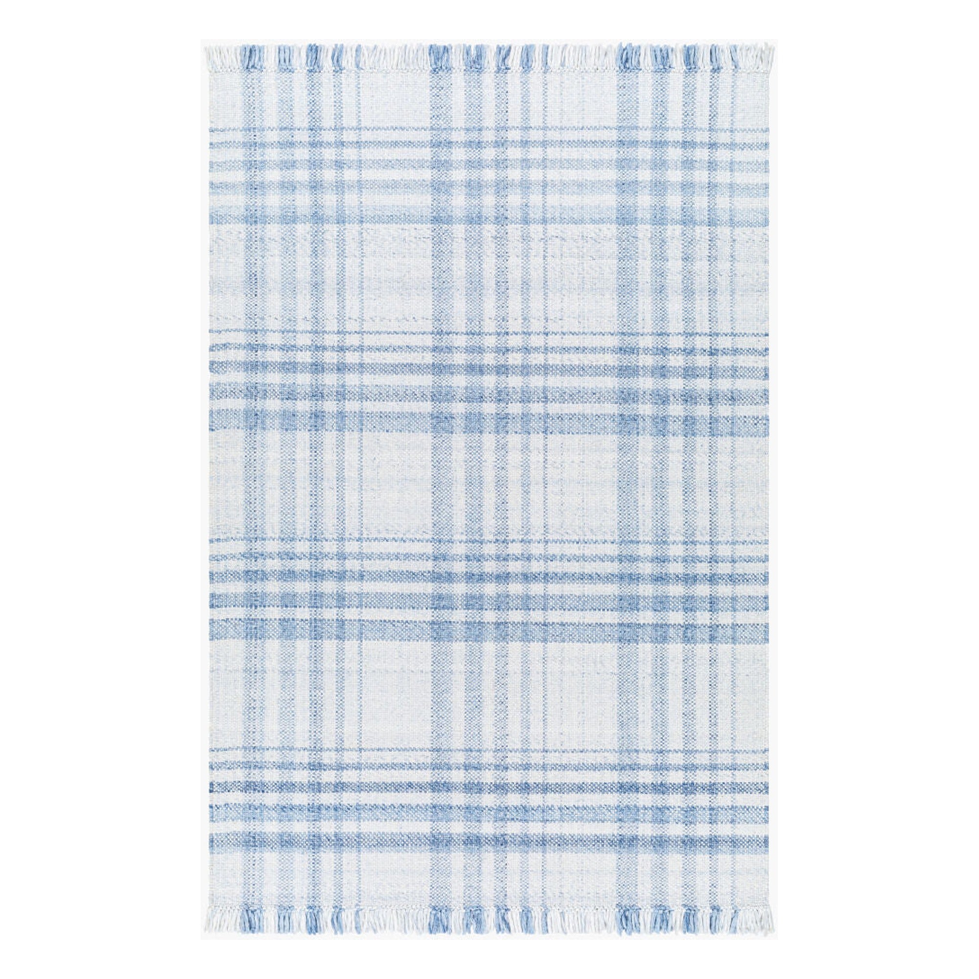 Primrose Denim/Off-White Handmade Rug PRM-2304 - 10' x 14'