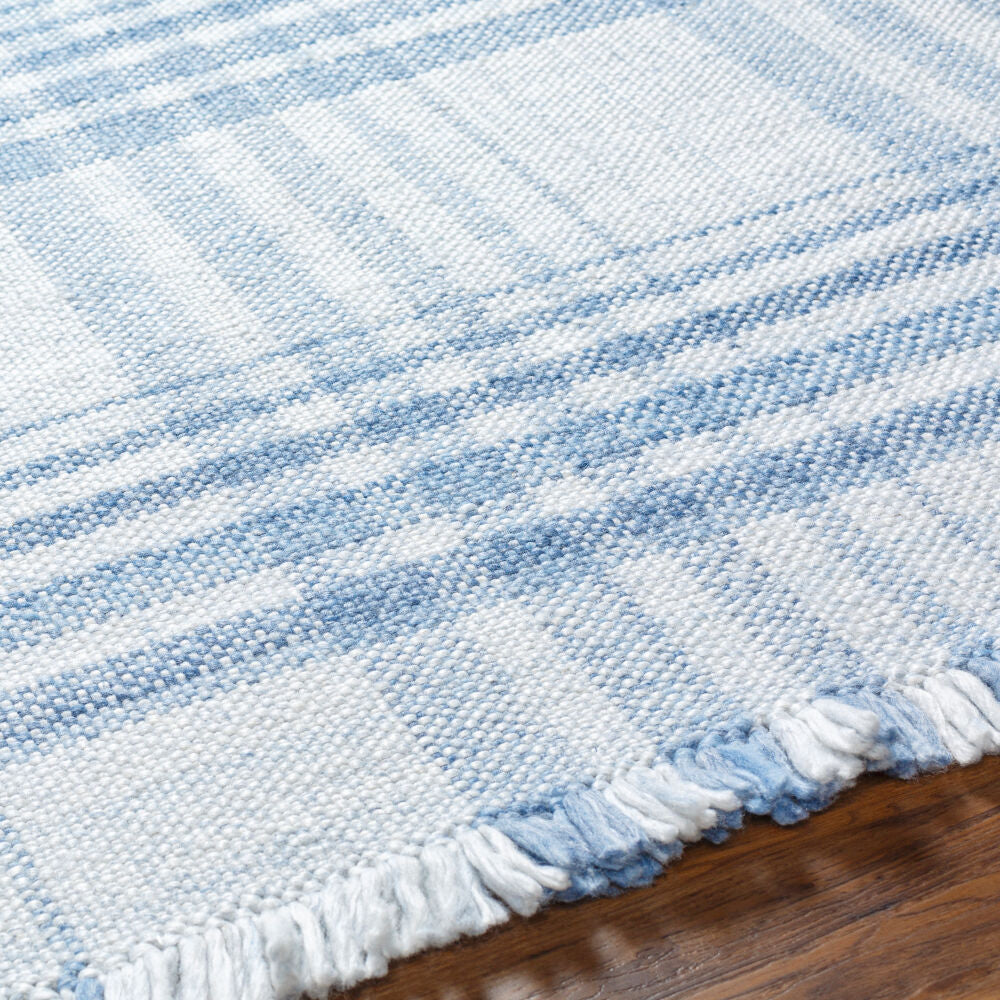 Primrose Denim/Off-White Handmade Rug PRM-2304 - texture