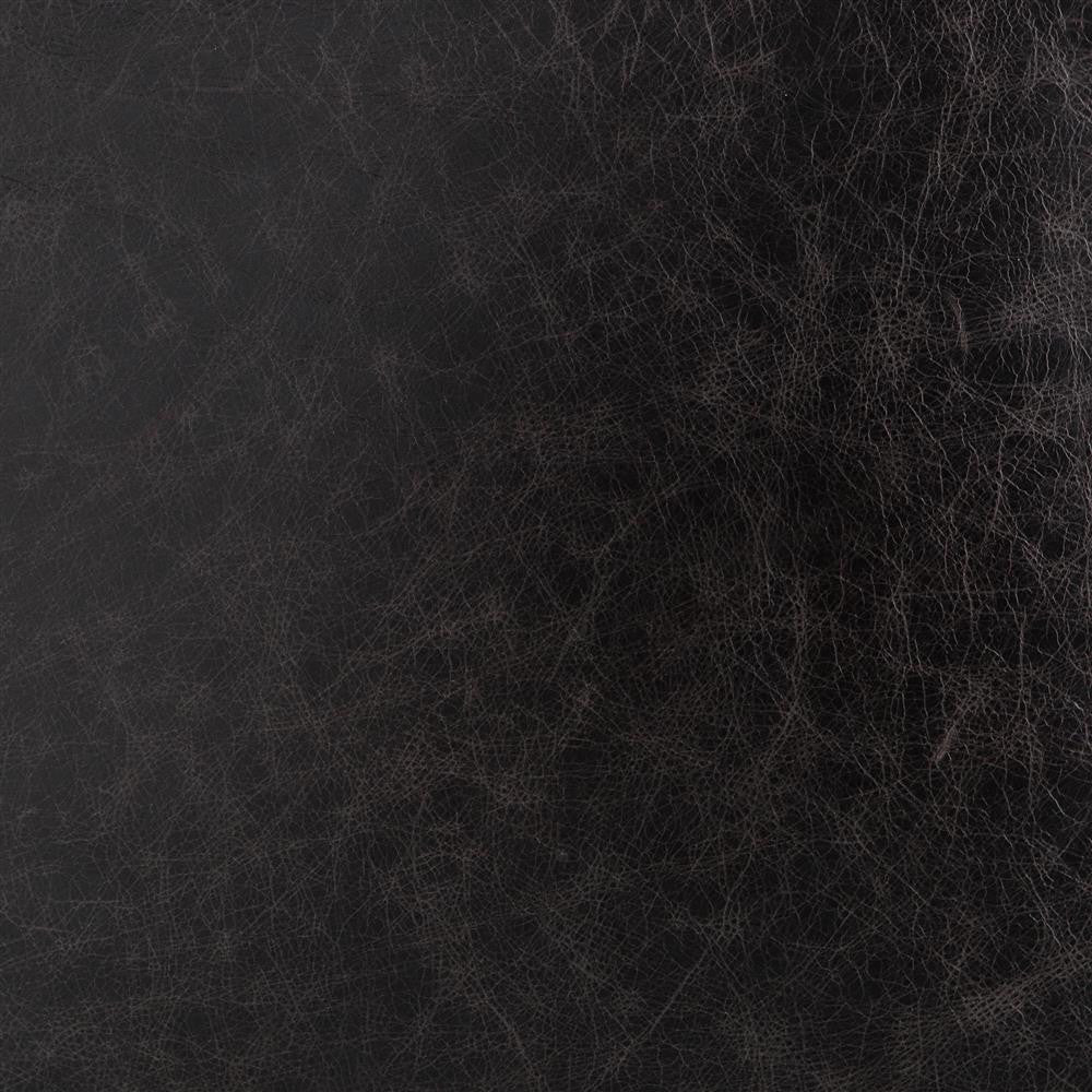 Braden Mid-Century Modern Black Leather Club Chair