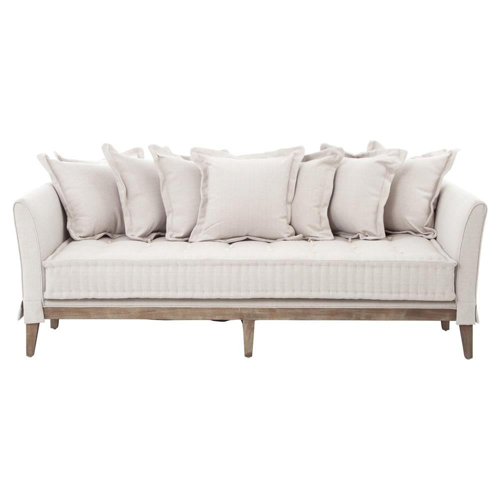 Dedon French Country Coastal Style Light Sand Sofa