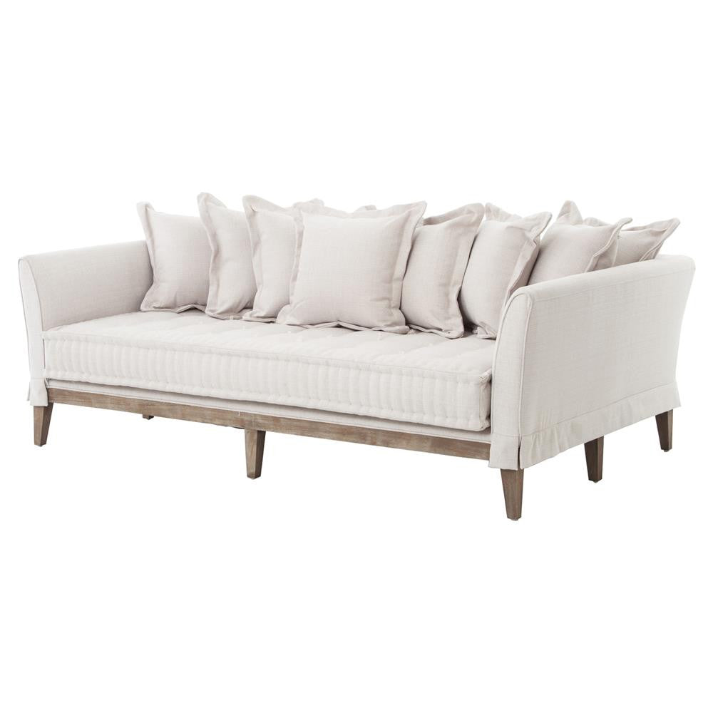 Dedon French Country Coastal Style Light Sand Sofa