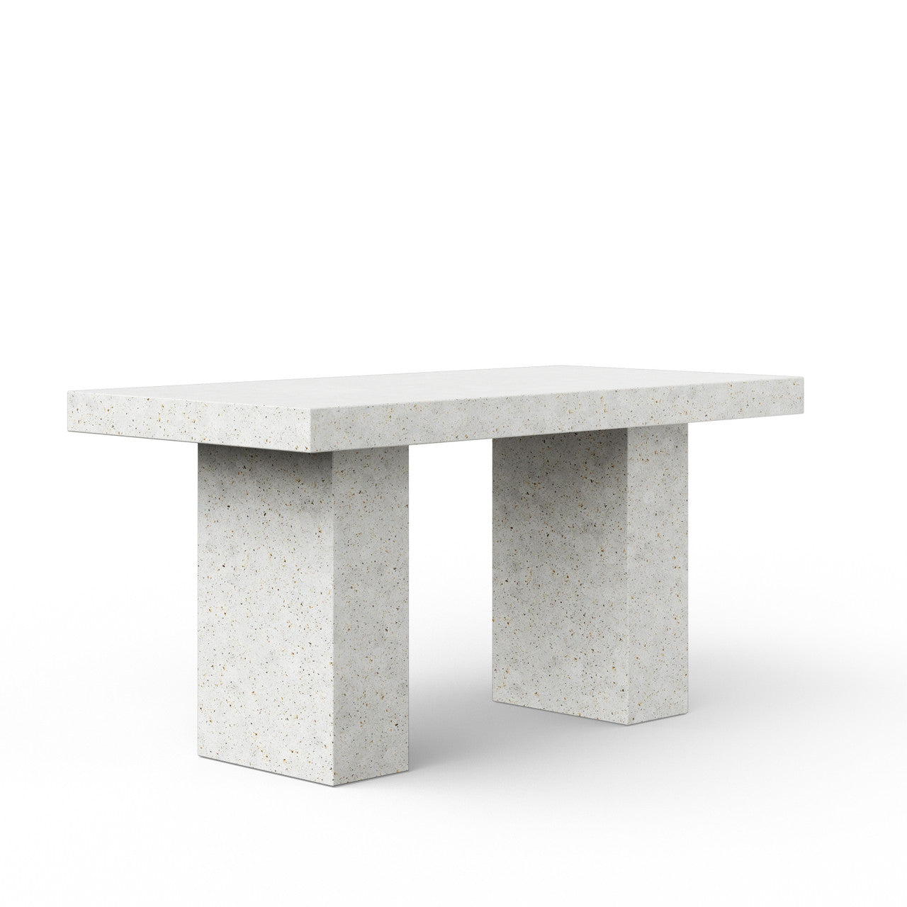Mixx - Elcor - Counter Height Dining Table - 35.5" x 70.75" - Ivory Terrazzo