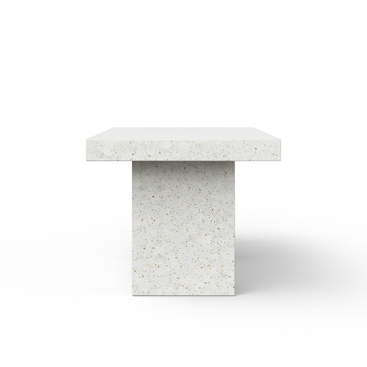Mixx - Elcor Dining Table - 35.5" x 70.75" - Ivory Terrazzo