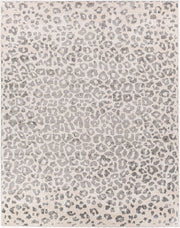 Positano Charcoal/White Machine Woven Rug - 5'3" x 7'