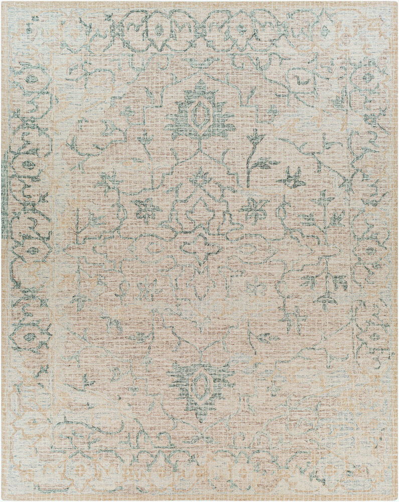 Piastrella Beige/Taupe Handmade Rug - 2' x 3'