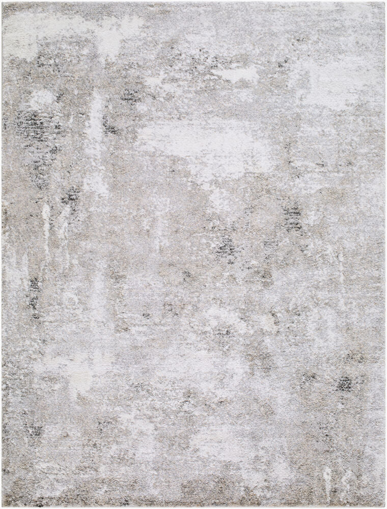 Portofino Black/Taupe Machine Woven Rug PTF-2325 - 5'3" x 7'