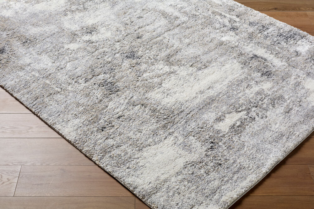 Portofino Black/Taupe Machine Woven Rug PTF-2325 - corner