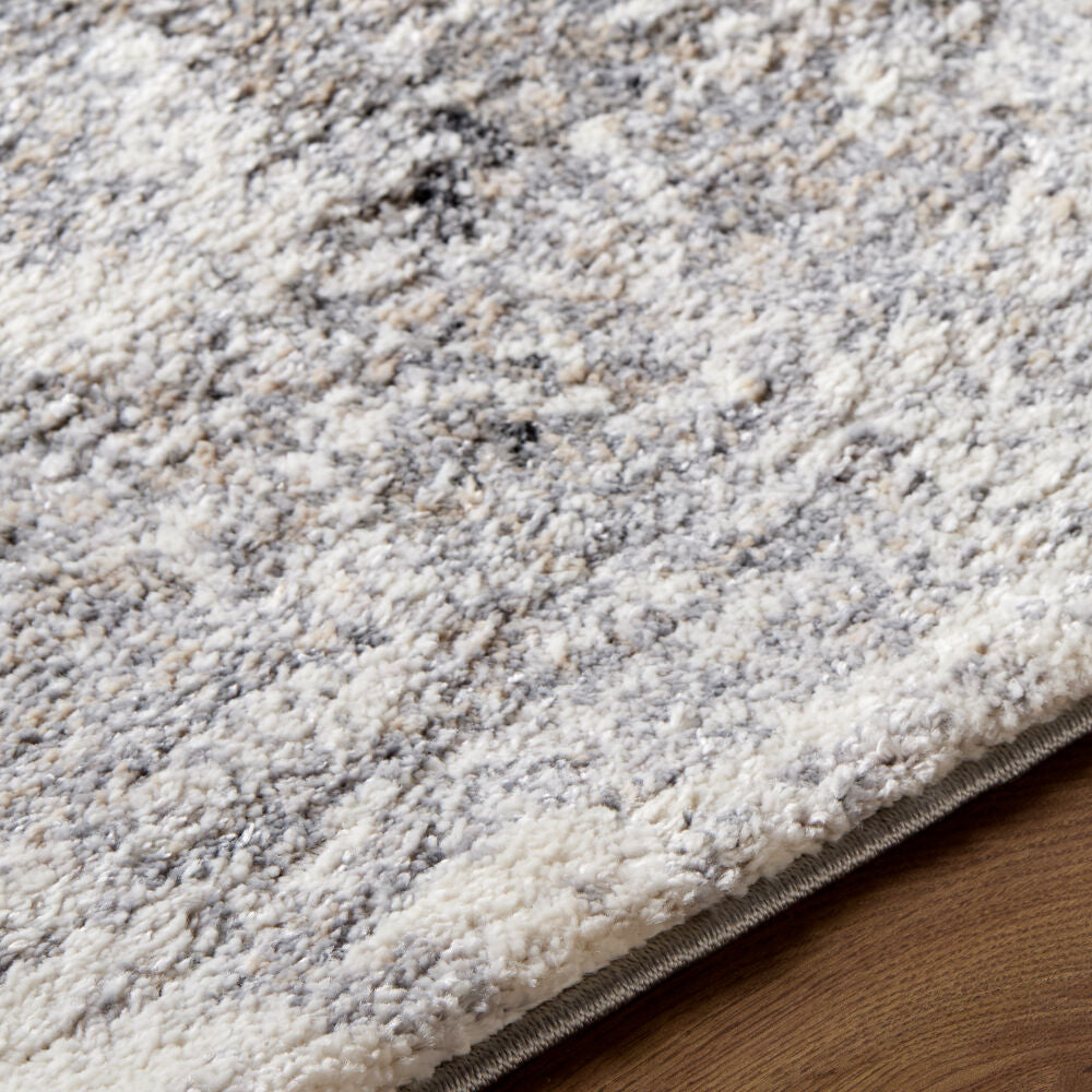 Portofino Black/Taupe Machine Woven Rug PTF-2325 - texture