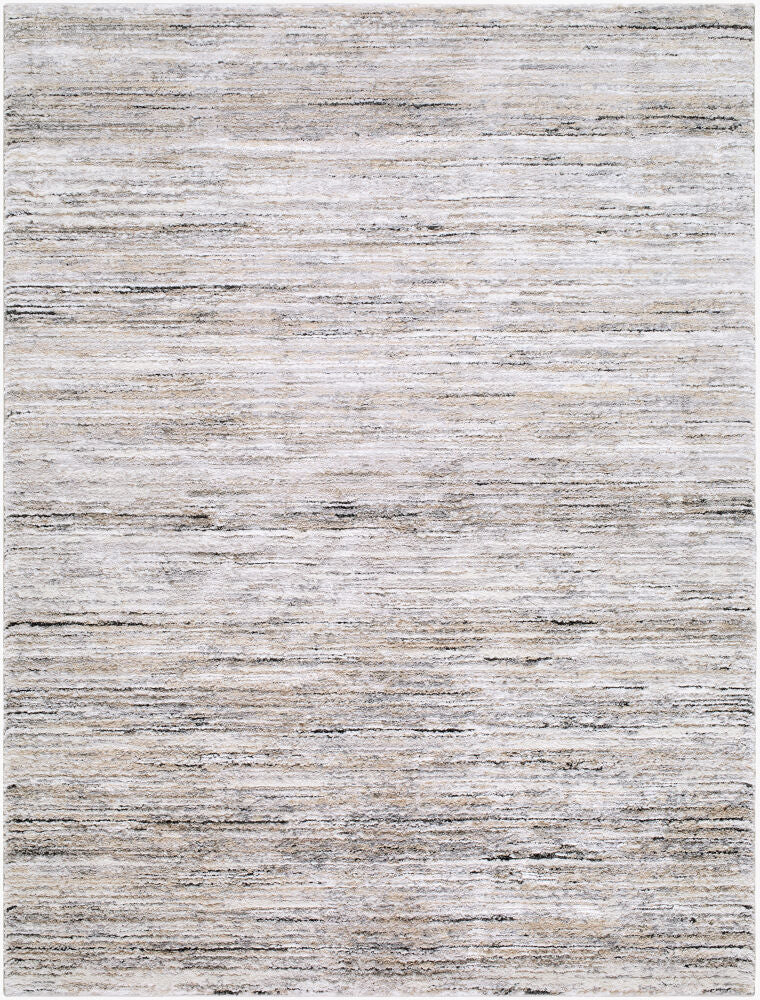 Portofino Black/Taupe Machine Woven Rug PTF-2326 - 5'3" x 7'