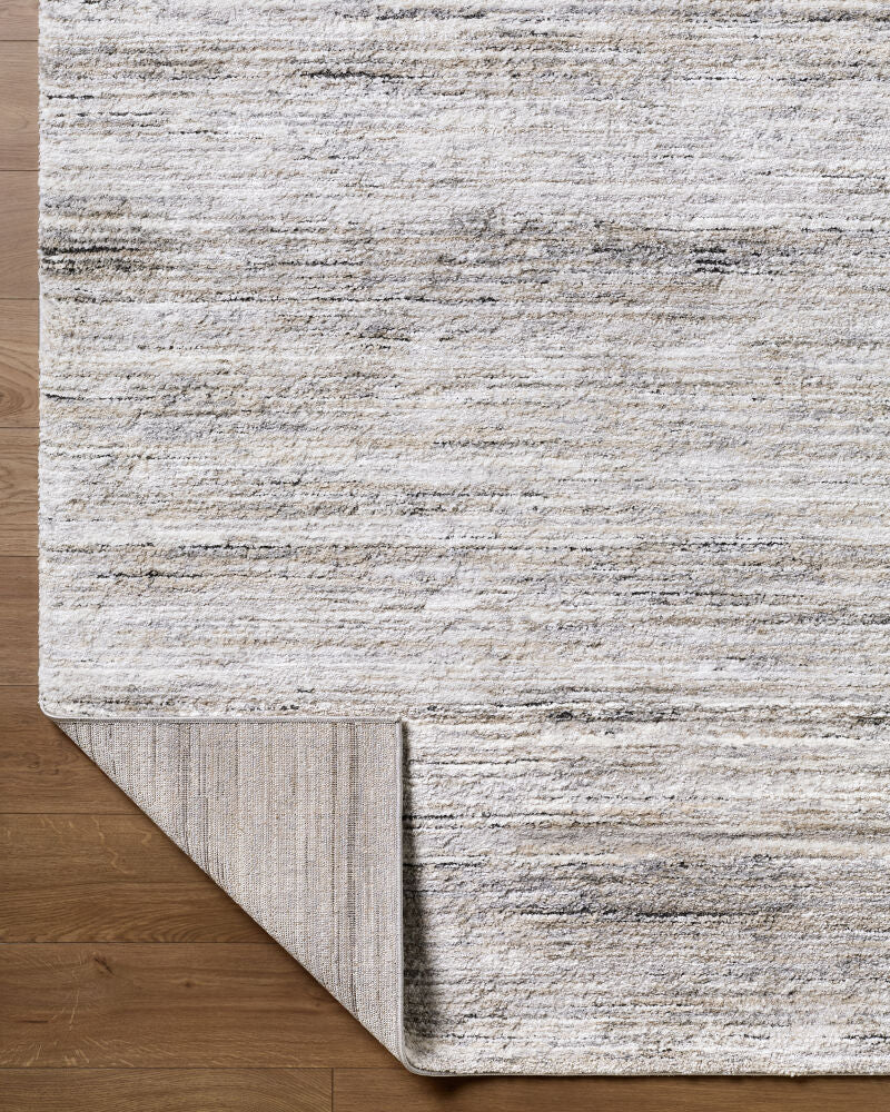 Portofino Black/Taupe Machine Woven Rug PTF-2326 - fold