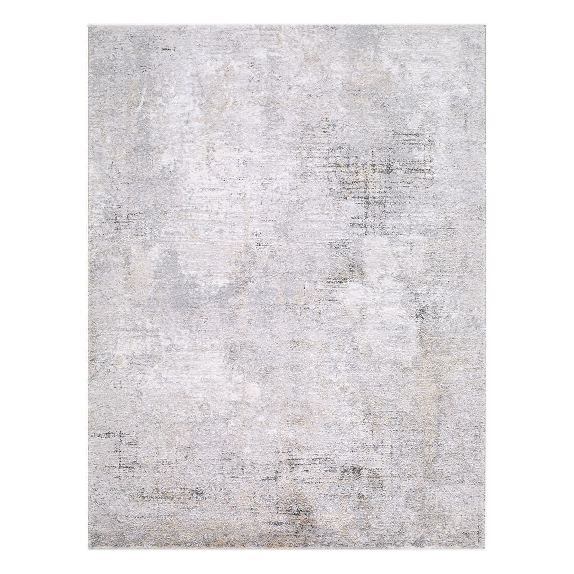 Portofino Black/Taupe Machine Woven Rug PTF-2330 - 5'3" x 7'