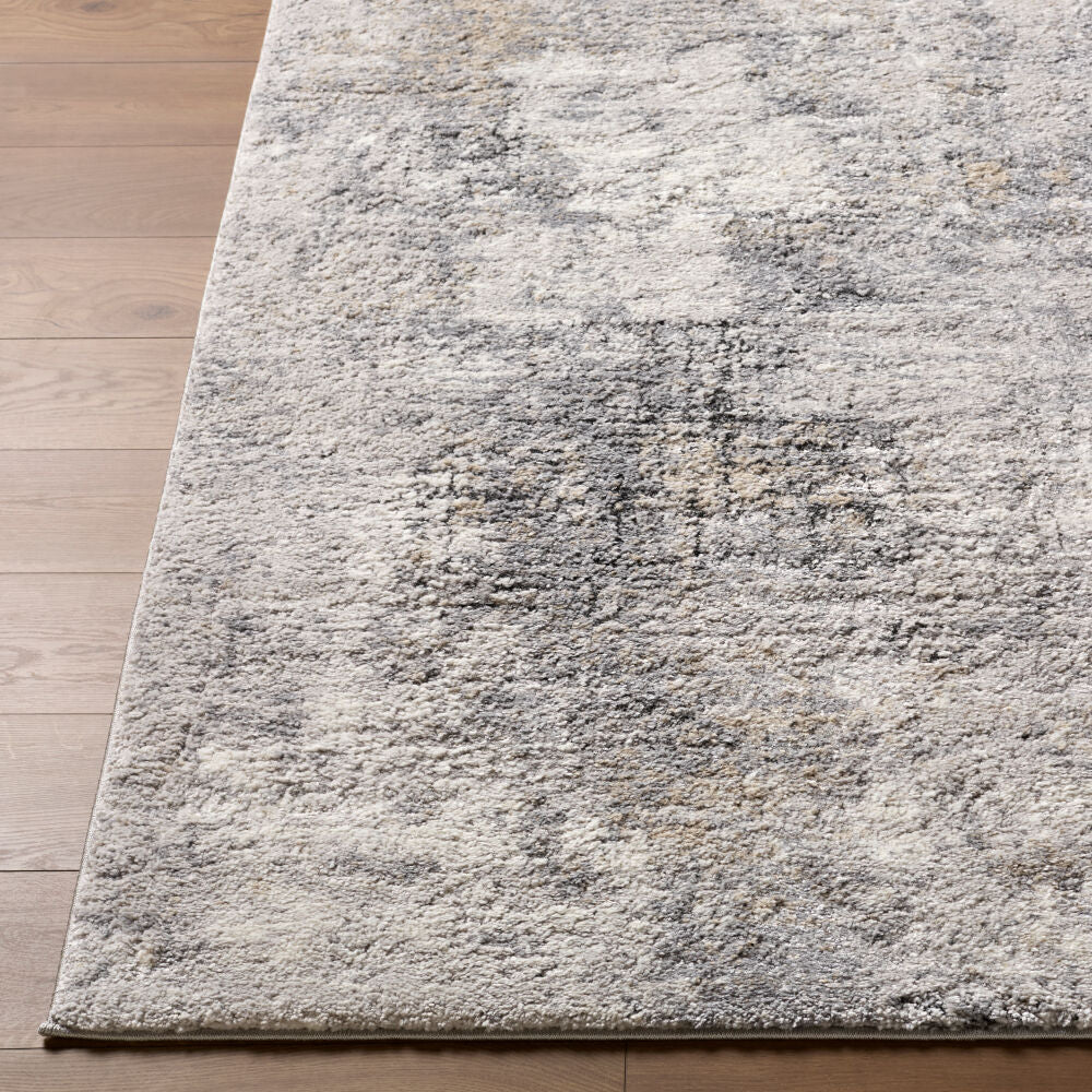 Portofino Black/Taupe Machine Woven Rug PTF-2330 - front