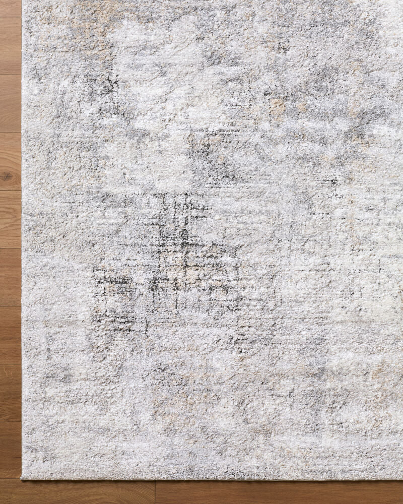 Portofino Black/Taupe Machine Woven Rug PTF-2330 - overhead