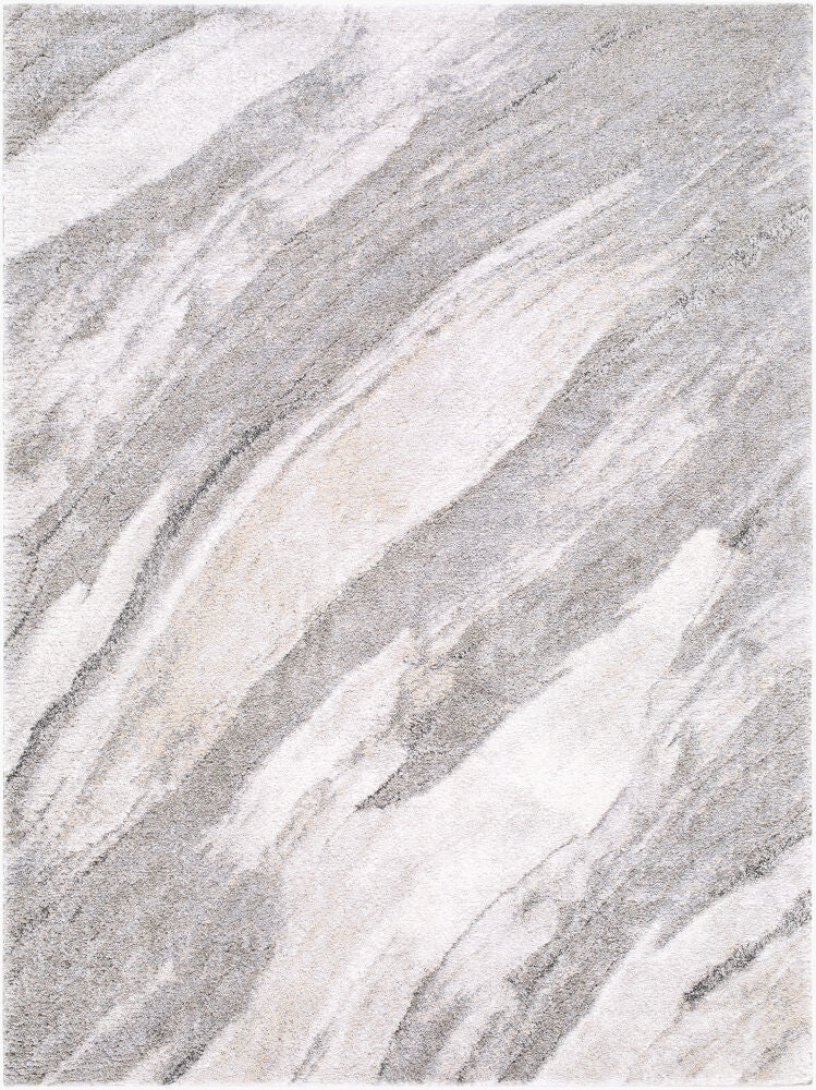 Portofino Black/Taupe Machine Woven Rug PTF-2331 - 5'3" x 7'