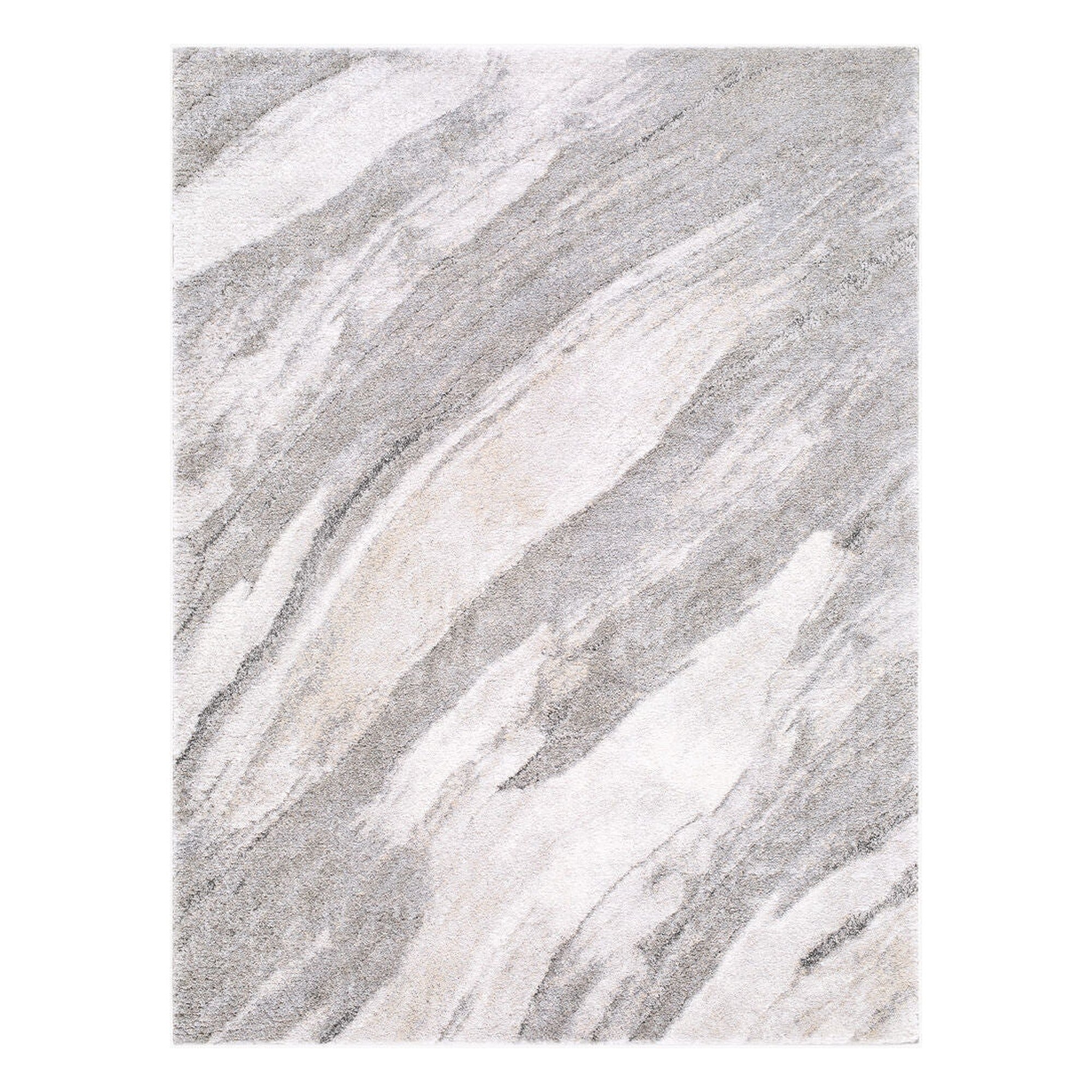 Portofino Black/Taupe Machine Woven Rug PTF-2331 - 5'3" x 7'